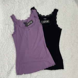 NWT APT. 9 Lace Edge Tank Top